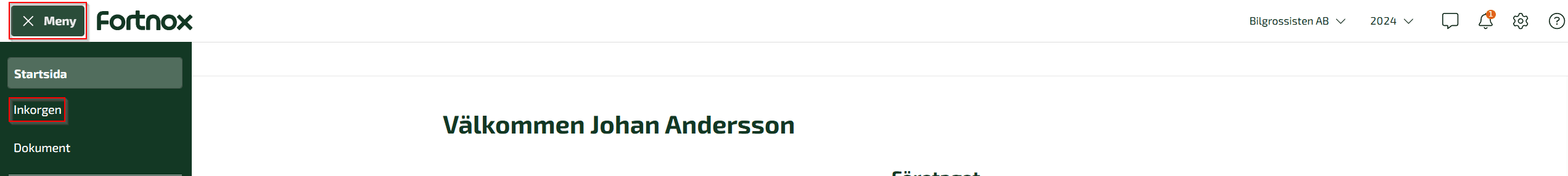 Du hittar dina ärenden genom att klicka på Inkorgen i menyn.