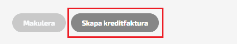 Längst ner till vänster på kundfakturan som du vill kreditera klickar du på Skapa kreditfaktura.